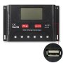 Powereco 30A Pwm Solar Charge Controller For 12V/24V Batteries