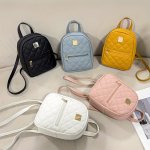 Lattice Trendy Backpack Commuting Convenient Fashionable Bag Mobile Phone Leisure Bag Camera Leisure Bag Suitable For Daily Comm