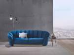Miles 2 Seater Blue Velvet Sofa