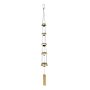 Bell Wind Chimes Temple Wind Bell Vintage Copper Bell Feng Shui Wind Chimes With 5 Bells Memorial Wind Chime For Home Yard Balcony Window Outdoor B