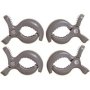 Dreambaby Stroller Clips - 4 Pack Grey