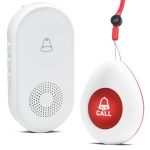 Wireless Caregiver Pager Sos Call Button For Elderly Monitoring 1000+ Feet Life Alertemergency Alert System Call Bell For Nurse