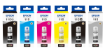 Epson 115 Ecotank Yellow Ink Bottle 70 Ml . 6200 Pages @ 5% COVERAGE-C13T07D44A