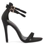 Black Lycra Stiletto Heels