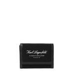 Karl Hotel Trifold Wallet -black