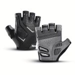 Half Finger Cycling Gloves For Men Women Silica Gel Shockproof Breathable Sports Bicycling Fitness Gloves Anti-slip Mountain Bik