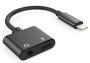 MicroWorld Iphone Dongle Aux Cable To 3.5MM Split