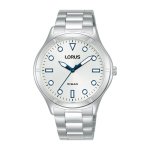 LORUS Ladies White 3 Hands Watch