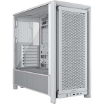 Corsair Frame 4000D Rs Tempered Glass White Steel Modular Atx Mid-tower Desktop Chassis
