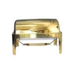 Smte Rectangular Roll Top Chafing Dish Gold With Keychain