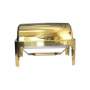 Smte Rectangular Roll Top Chafing Dish Gold With Keychain