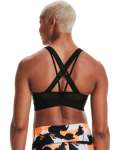 Women's Project Rock Crossback Mid Sports Bra - BLACK-001 LG