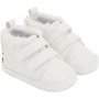 Made 4 Baby Girls White Fluffy Sneaker 3-6M