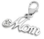 B116 - C11441 - 925 Sterling Silver Mom Charm Dangle