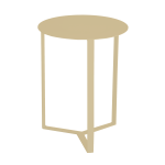 Paul Side Table - Dune Ferro