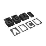 Sign Pro 2-1 2" Horizontal Character Template Set 2201