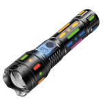 50000M Long Range Multifunctional Telescopic Zoom Flashlight