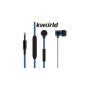 Kworld Kw S18 In-ear Gaming Earphones - Stereo Silicone Earbuds MIC 8MM Driver 96DB Sensitivity 1.2M Tpe Cable 3.5MM Jack Blue