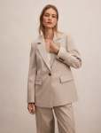 Rachel Relaxed Twill Blazer - 16 Neutral Suit