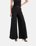 Sissy Boy Wide Leg Palazzo Black Trousers - 16 Black