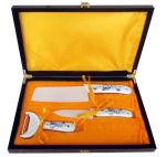 Ultra Sharp Durable Advanced Ceramic Knife Cutlery Knives Set + Wooden Gift Box