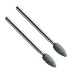 Silicon Carbide Stones 5X10MM Flame SH3MM 2PC