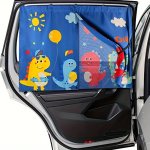 Car Window Shade Magnetic Double Layer Car Sun Shade For Side Windows Car Window Curtain For Heat uv Protection