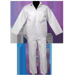White Conti Suit 2 Piece Poly Cotton