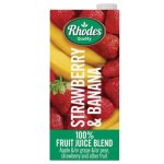 Rhodes Juice Strawberry & Banana 1LT