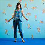 Coral Tank Top - Blue Tigers - 44 Xxxxlarge