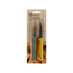 Utility Knives - Stainless Steel - Assorted Colours - 5 Piece - 3 Pack