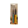 Utility Knives Stainless Steel 5 Piece 3 Pack Assorted Colours