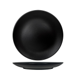 Nova Urban Texture Black Coupe Plate 20CM Set Of 6