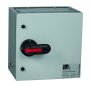 40A 4P Isolator Steel Enclosed Grey IP54