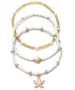 Bead Ankle Bracelets Set Adjustable Gold Boho Shell Anklet For Women Gift