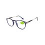 Reading Glasses Eyeware With Pouch Black & Blue Frame 2.50