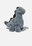 Cotton On Baby Snuggle Toy - Steel Dino