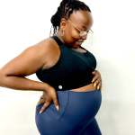 Preggie Leggings Navy - Blue XL