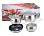 7-PIECE Stainless Steel Belly Pot Set