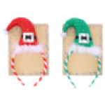 Christmas Headband With Stripes Accessory Colour May Vary