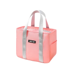 Waterproof Foldable Reusable Insulated Lunch Box Bag - Khaki