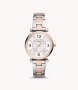 Fossil Carlie Three-hand Date Two-tone Women's Watch