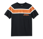 Men’s Racing Stripes Tee – Harley Black