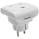 European Usa UK Multi Plug To South African Power Converter - White