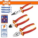 3 Piece Insulated Pliers Set WPS0633