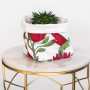 Fabric Pot Covers Medium Twelve Styles - Delicious Monster Olive