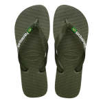 Havaianas Brazil Logo Greenolive - 11-12 45-46