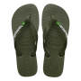 Havaianas Brazil Logo Greenolive - 11-12/45-46