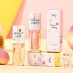Peach Oolong & Honey Milk Lip Essence Oil Set 5ML Each Moisturizing & Hydrating Improve Dryness Lip Line Smoothing Softening Tra