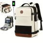 Men's Travel Backpack Waterproof Computer Backpack With Shoe Compartment Computer Carry-on Backpack